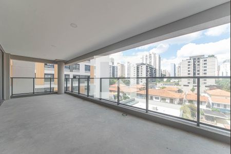 Varanda de apartamento à venda com 4 quartos, 194m² em Brooklin, São Paulo