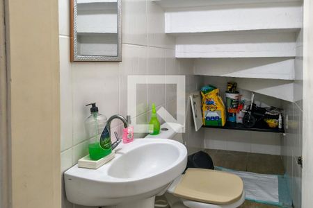 Lavabo de casa de condomínio para alugar com 2 quartos, 74m² em Sítio do Campo, Praia Grande