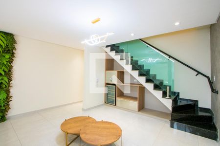 Sala de apartamento à venda com 2 quartos, 130m² em Vila Santa Teresa, Santo André