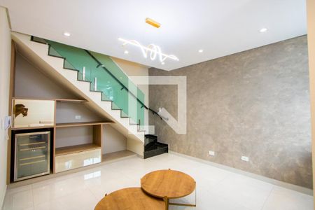 Sala de apartamento à venda com 2 quartos, 130m² em Vila Santa Teresa, Santo André
