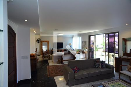 Sala de apartamento à venda com 4 quartos, 526m² em Barra da Tijuca, Rio de Janeiro