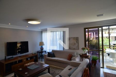 Sala de apartamento à venda com 4 quartos, 526m² em Barra da Tijuca, Rio de Janeiro