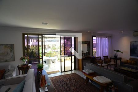 Sala de apartamento à venda com 4 quartos, 526m² em Barra da Tijuca, Rio de Janeiro