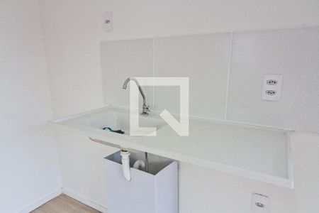 Sala e cozinha de apartamento para alugar com 2 quartos, 35m² em Vila Jaguara, São Paulo