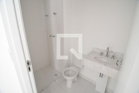 Banheiro de kitnet/studio à venda com 1 quarto, 45m² em Taquaral, Campinas