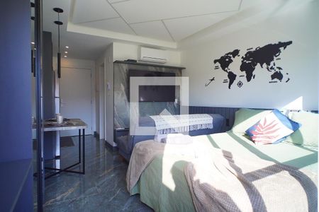 Sala _Quarto  de kitnet/studio à venda com 1 quarto, 36m² em Passo D’areia, Porto Alegre