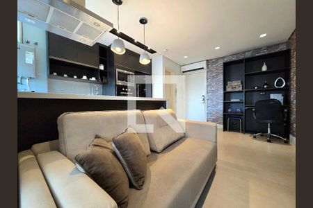 Sala de apartamento para alugar com 1 quarto, 62m² em Vila Nova Conceição, São Paulo