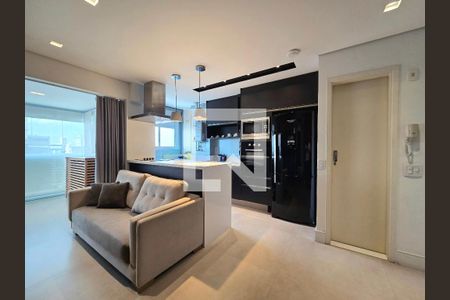 Sala de apartamento para alugar com 1 quarto, 62m² em Vila Nova Conceição, São Paulo