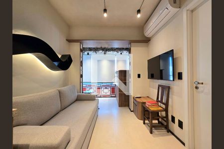 Sala de apartamento para alugar com 1 quarto, 30m² em Vila Nova Conceição, São Paulo