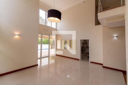 SALA DE  ESTAR de casa de condomínio à venda com 5 quartos, 560m² em Alphaville Dom Pedro, Campinas
