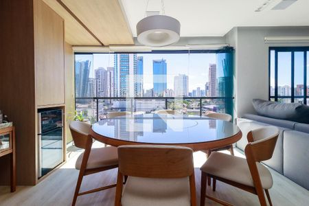 Sala de apartamento para alugar com 1 quarto, 70m² em Jardim Hipico, São Paulo