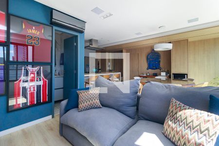 Sala de apartamento para alugar com 1 quarto, 70m² em Jardim Hipico, São Paulo