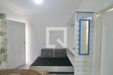 Sala de apartamento para alugar com 1 quarto, 15m² em Jardim Guaiuba, Guarujá