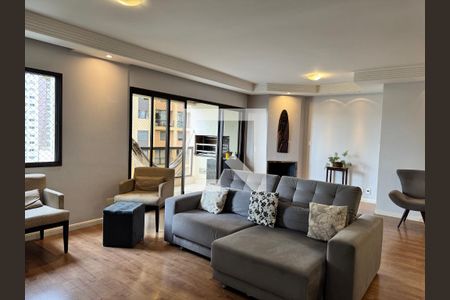 Sala  de apartamento à venda com 3 quartos, 132m² em Parque Bairro Morumbi, São Paulo