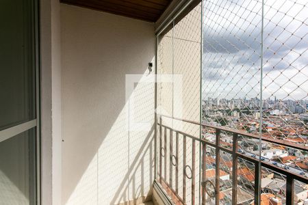 Varanda da Sala de apartamento à venda com 3 quartos, 62m² em Vila Esperança, São Paulo