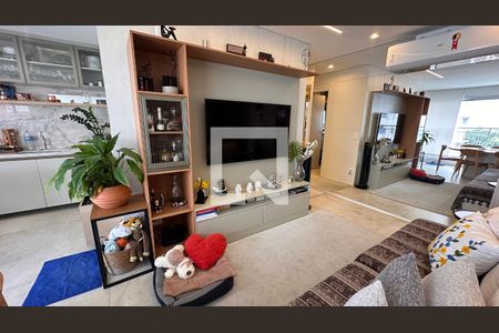 Sala/cozinha de apartamento à venda com 3 quartos, 81m² em Santo Amaro, São Paulo