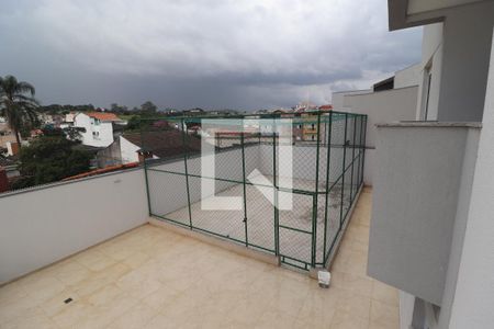Varanda da Sala de apartamento à venda com 2 quartos, 54m² em Vila Pires, Santo André