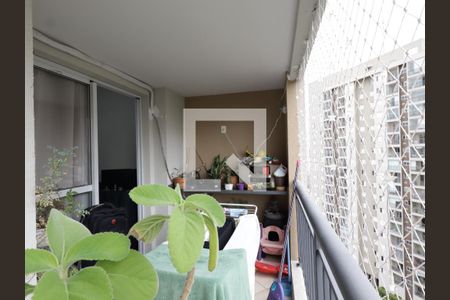 Varanda da Sala de apartamento para alugar com 2 quartos, 69m² em Vila Andrade, São Paulo