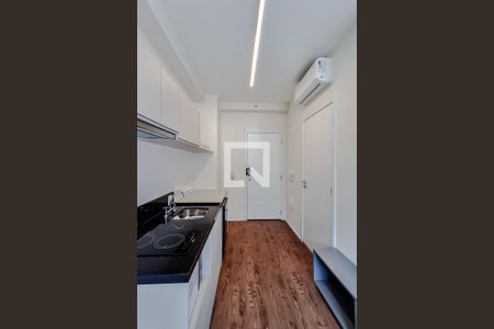Cozinha de kitnet/studio para alugar com 1 quarto, 24m² em Vila Mariana, São Paulo