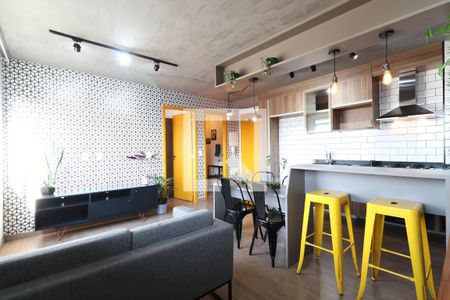 Sala/Cozinha de apartamento para alugar com 1 quarto, 34m² em Vila Leopoldina, São Paulo