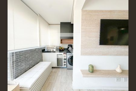 Sala/Cozinha de apartamento para alugar com 2 quartos, 62m² em Barra Funda, São Paulo