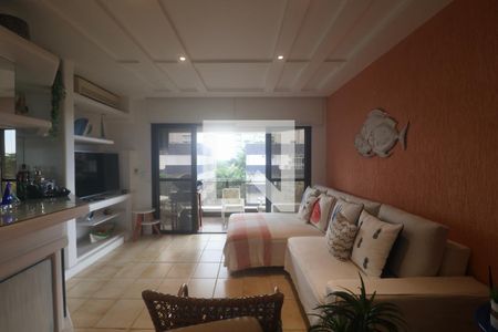 Sala de apartamento para alugar com 4 quartos, 130m² em Balneario Cidade Atlantica, Guarujá