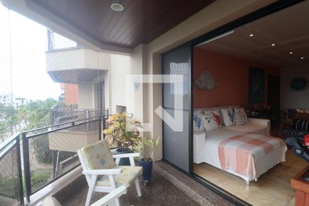 Varanda de apartamento para alugar com 4 quartos, 130m² em Balneario Cidade Atlantica, Guarujá