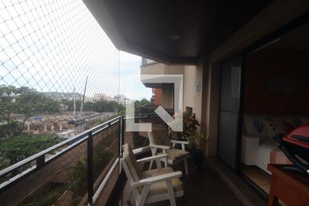 Varanda de apartamento para alugar com 4 quartos, 130m² em Balneario Cidade Atlantica, Guarujá
