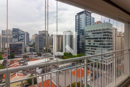 Varanda de apartamento à venda com 2 quartos, 80m² em Vila Nova Conceição, São Paulo
