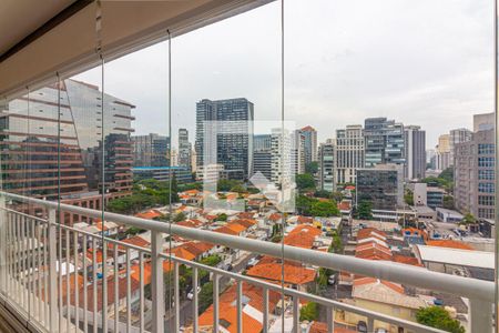 Varanda de apartamento à venda com 2 quartos, 80m² em Vila Nova Conceição, São Paulo