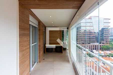 Varanda de apartamento à venda com 2 quartos, 80m² em Vila Nova Conceição, São Paulo