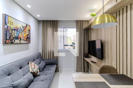 Sala de apartamento à venda com 1 quarto, 27m² em Vila Buarque, São Paulo