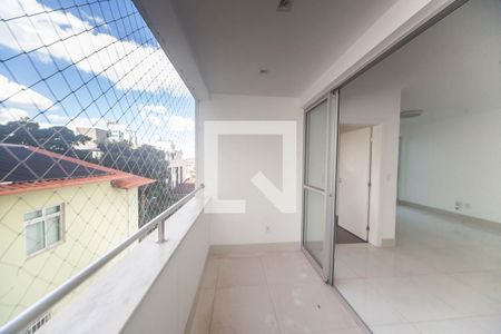 Varanda da Sala de apartamento à venda com 3 quartos, 101m² em Luxemburgo, Belo Horizonte