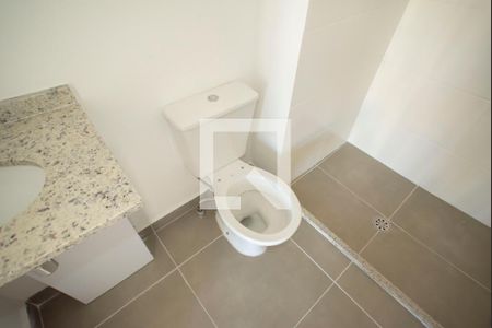 Banheiro de kitnet/studio à venda com 1 quarto, 27m² em Vila Clementino, São Paulo