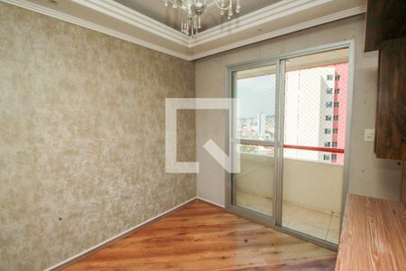 Sala/Sala de Jantar de apartamento à venda com 2 quartos, 59m² em Jardim do Estádio, Santo André
