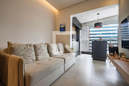Sala/Cozinha de apartamento à venda com 1 quarto, 37m² em Pinheiros, São Paulo