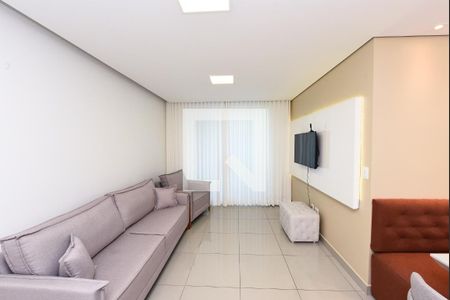 Sala de apartamento à venda com 3 quartos, 88m² em Tirol, Contagem