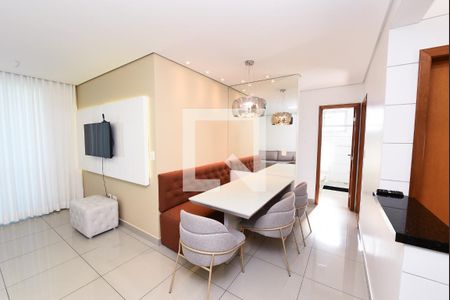 Sala de apartamento à venda com 3 quartos, 88m² em Tirol, Contagem