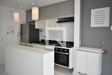 Sala/Cozinha de apartamento para alugar com 1 quarto, 44m² em Vila Clementino, São Paulo