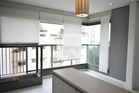 Sala/Cozinha de apartamento para alugar com 1 quarto, 44m² em Vila Clementino, São Paulo