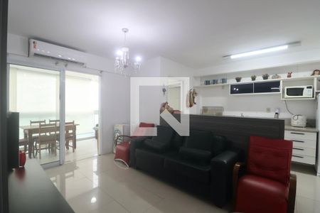 Sala de apartamento para alugar com 2 quartos, 97m² em Vila Alzira, Guarujá
