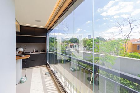 Varanda da Sala de apartamento à venda com 2 quartos, 107m² em Vila Cordeiro, São Paulo