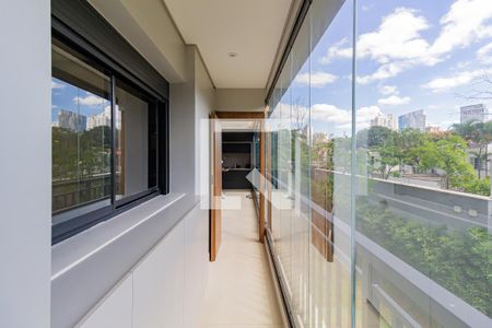 Varanda da Sala de apartamento à venda com 2 quartos, 107m² em Vila Cordeiro, São Paulo