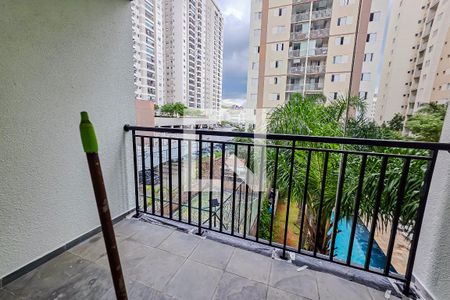 Varanda da Sala de apartamento à venda com 2 quartos, 73m² em Jardim, Santo André