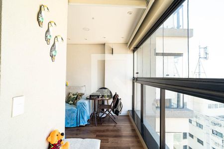 Varanda de apartamento para alugar com 2 quartos, 45m² em Bela Vista, São Paulo