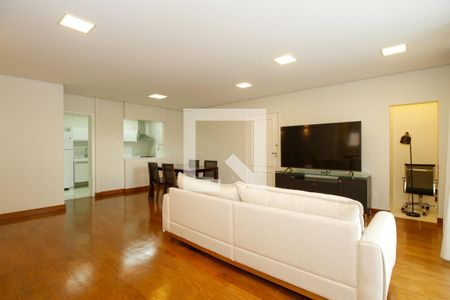 Sala de Estar e Jantar de apartamento para alugar com 2 quartos, 112m² em Jardim Paulista, São Paulo
