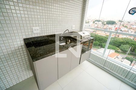 Pia e churrasqueira de apartamento para alugar com 2 quartos, 81m² em Cidade Mãe do Céu, São Paulo