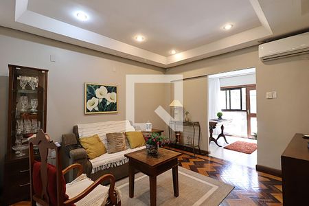 Sala de estar de apartamento para alugar com 1 quarto, 90m² em São João, Porto Alegre