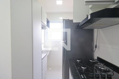 Cozinha de kitnet/studio para alugar com 1 quarto, 33m² em Ribeirânia, Ribeirão Preto