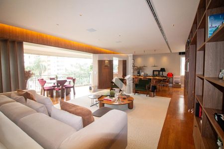 Sala 1 de apartamento à venda com 3 quartos, 253m² em Campo Belo, São Paulo